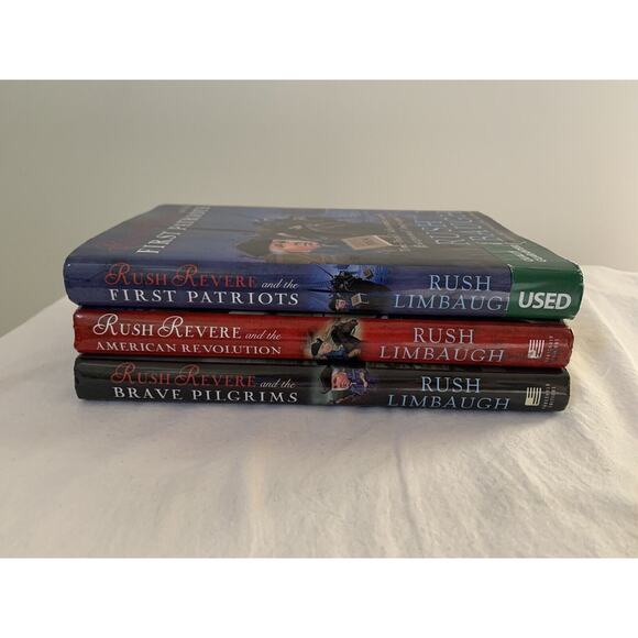 Rush Revere Books 1-3 Hardcover By Rush Limbaugh 1st Threshold Edition - GOOD - Picture 2 of 7